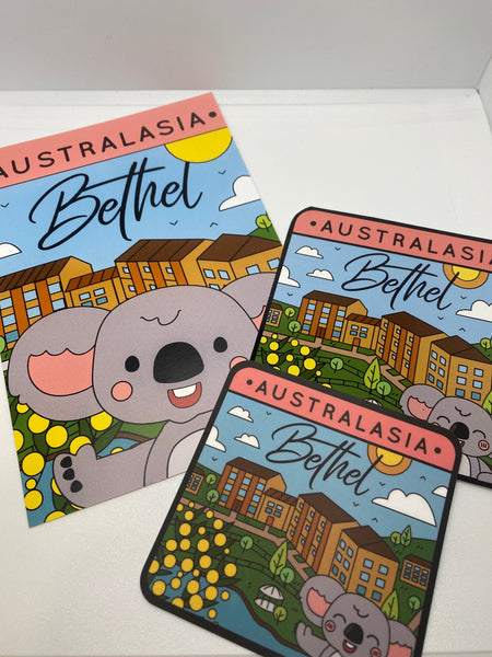 Australasia Branch Card/ Sticker Packs