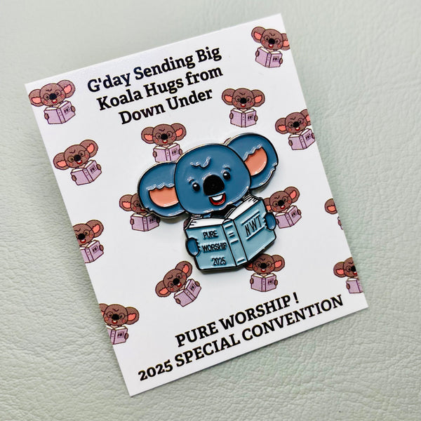 Pure Worship Koala 2025 Convention  Enamel Pin