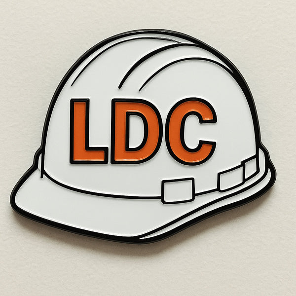 LDC High Helmet Enamel Pin
