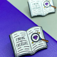 ***NEW***  FINDING MY TREASURE ENAMEL PIN