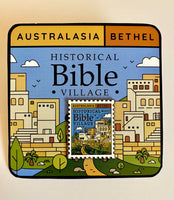 Historical Bible Village Enamel Pin