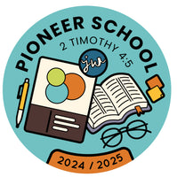 Pioneer School 2024/25 Note card with Magnet