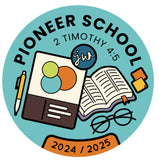 Pioneer School 2024/25 Note card with Magnet