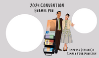 Declare the Good News  2024 Megaphone and NWT Duo Enamel Pin Pack