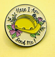 *** CLEARANCE *** Here I am Send Me ! Enamel Pin