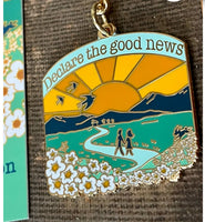 Declare the Good News Enamel Key Ring