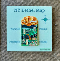 New York Bethel Branch Enamel Pin