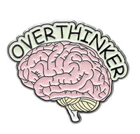 Overthinker Enamel Pin