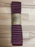 MAROON  KNITTED TIE