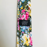 YELLOW ROSES FLORAL TIE