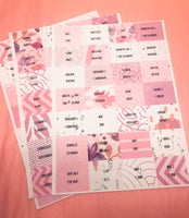 Pastel Pinks Bible Tabs