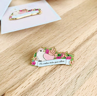 SPARROW ENAMEL PIN