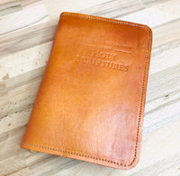 Leather Bible Covers Zip Style