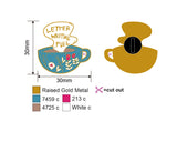 *** CLEARANCE *** Tea - Letter Writing Fuel Enamel Pin